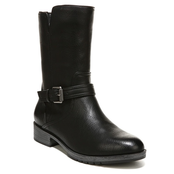 Naturalizer Woman’s Gloriah Black Smooth Boots - Picture 1 of 6